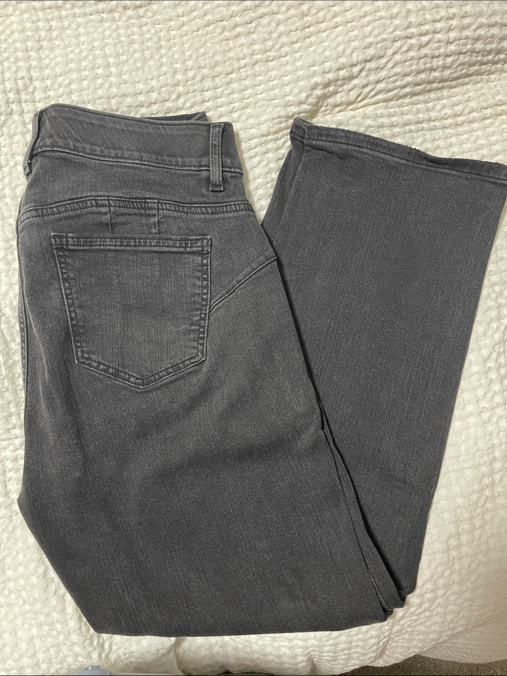 torrid Charcoal Straight-Leg High-Rise Jeans